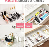 Transparent PET Drawer Storage Box Set for Organization