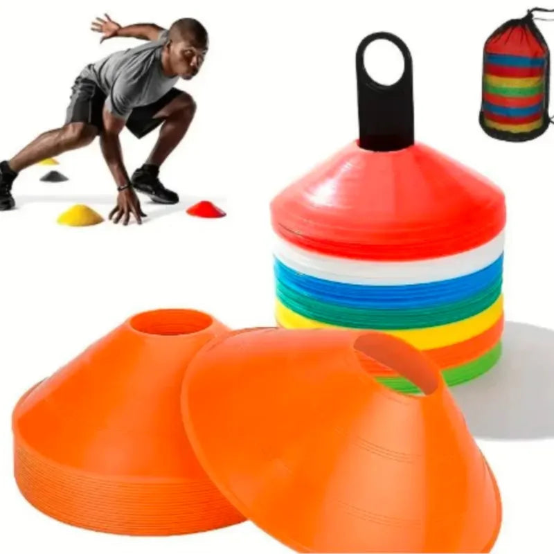 Soccer Cones Set Football Training Equipment for Kid Pro Disc Cones Agility Exercise Obstacles Avoiding Sports Accessories - Buy online at  Vibe In Cart.