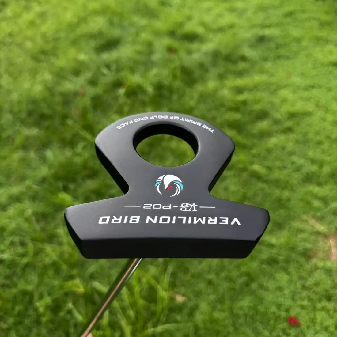 High MOI Golf Putter with CNC Milled Zinc Alloy Head and Center Hole Design