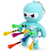 Soft Silicone Golf Tees Holder with Keychain and 10 Tees