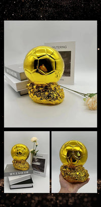 Golden Ball Football Cup Office Decoration with Electroplated Technology Football Cup Resin Gift and Birthday Gift Artefact - Buy online at  Vibe In Cart.