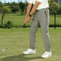 Golf Pants for Men Summer Thin Quick Dry Stretchy Pants Men Drawstring Casual Zippered Pockets Outdoor Trousers Summer Pants Men - Buy online at  Vibe In Cart.