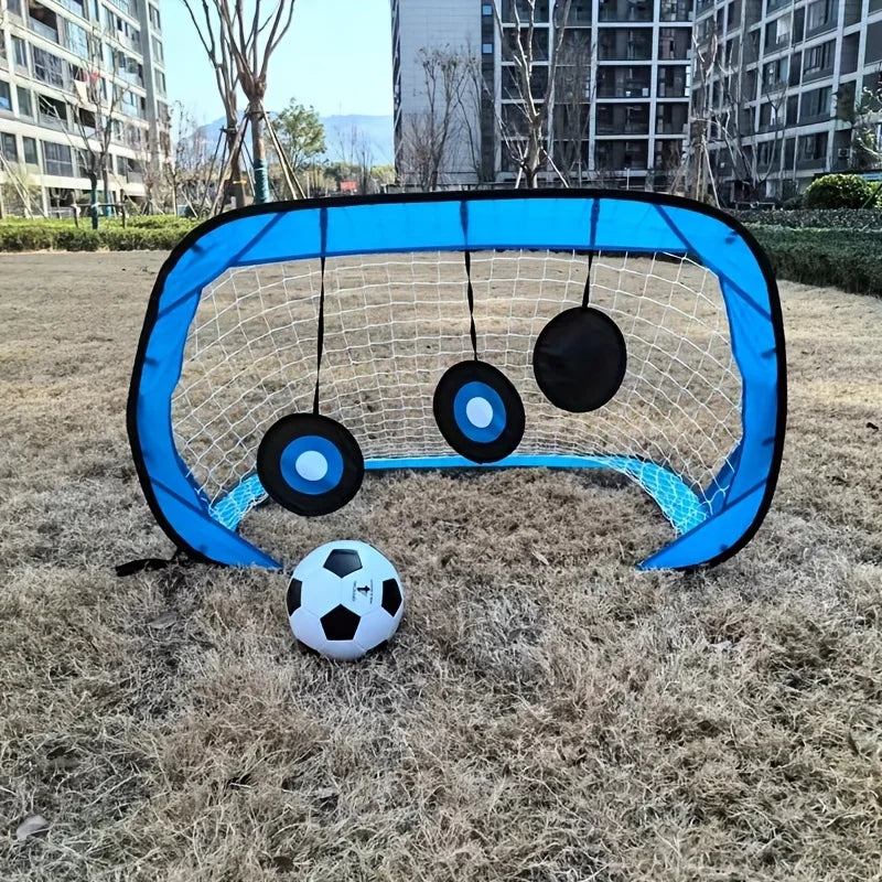 4 Modes Pop Up Soccer Goal Net 4 in 1 Foldable Football Goal Indoor Outdoor for Improving Passing and Shooting Accuracy - Buy online at  Vibe In Cart.