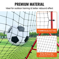 VEVOR 39X39FT Soccer Rebounder Rebound Net Portable Football Training Gifts Adjustable Angles Goal Net Aids & Equipment - Buy online at  Vibe In Cart.