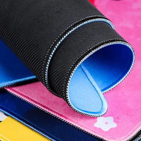 XXL Gray Rubber Mouse Pad With Stitched Edges For Gaming