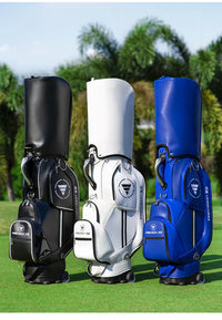 Waterproof PU Golf Ball Bag with Wheel and High Capacity