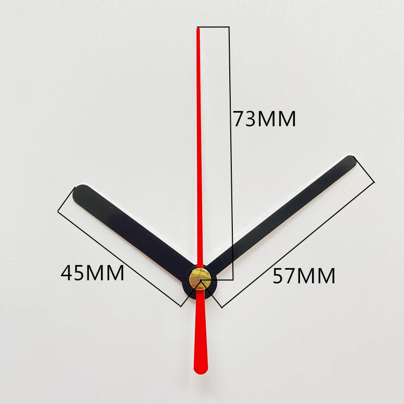 Silent Quartz Battery Operated Clock Movement with Hands