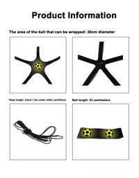 Football Kick Throw Solo Practice Adjustable Waist Belt Soccer Ball Control Training Equipment Children Training Elastic Belt - Buy online at  Vibe In Cart.