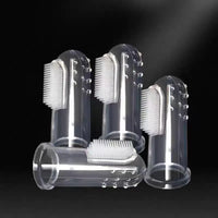 Silicone Soft Pet Finger Cuff Toothbrushes Dog Brush Bad Breath Tartar Teeth Care Tool Cat Cleaning Scrub Silicagel Pet Supplies - Buy online at  Vibe In Cart.