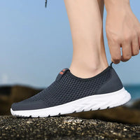 Men's Breathable Mesh Casual Shoes Non-Slip Outdoor Lightweight