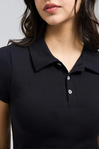 2025 Summer New Women's Retro Collar Polo Dress Sports Style Slim Tennis Golf Dresses Short Sleeved Ruffle Skirts with Short