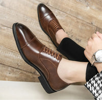 Mens Formal Oxford Shoes Business Leather Dress Shoes for Wedding Size 47 48 - Buy online at  Vibe In Cart.