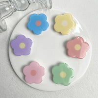 Folding Expandable Clear Flower Mobile Phone Finger Ring Grip Holder