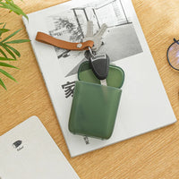 Transparent Dustproof Storage Box for Cables and Chargers in White, Green, and Gray