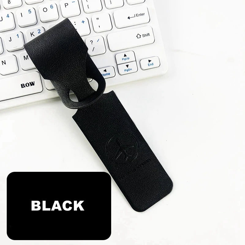 PU Leather Luggage Tag for Suitcase and Travel, 1 Piece