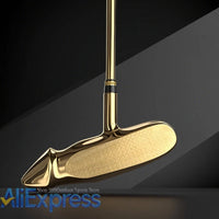 Golf Clubs Golden Right Handed Golf Putter Steel Shaft and Golf Headcover Length 33 34 or 35 Inch Golf equipment - Buy online at  Vibe In Cart.