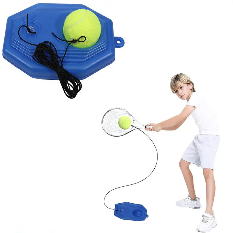 Tennis Training Ball Tennis Trainer Professional Training Primary Tool Exercise Self Study Rebound Ball Indoor Tennis Exercise - Buy online at  Vibe In Cart.