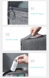 Large Capacity Waterproof Oxford Travel Storage Bag with Hanging Hook