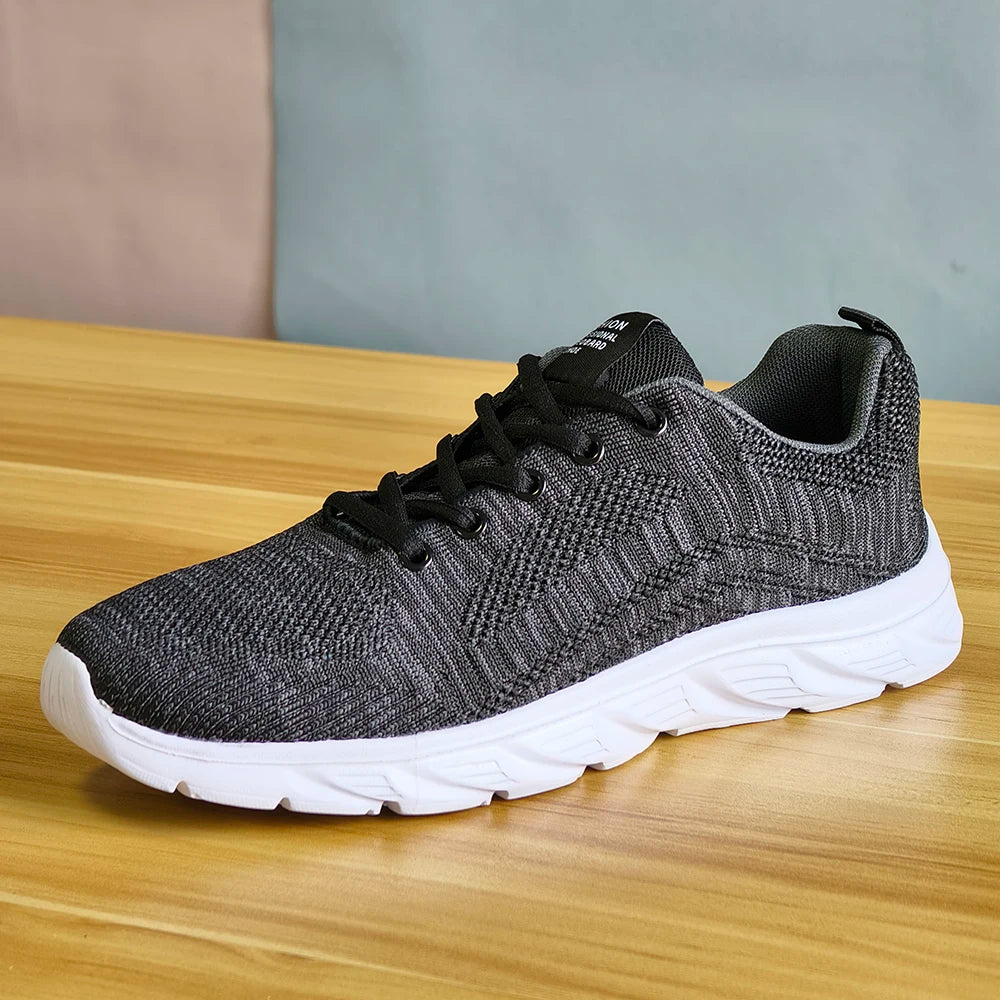 Breathable Mesh Men Sneakers Plus Size 39-46 Sport Casual Shoes For Men Lightweight Cushioning Walking Shoes - Buy online at  Vibe In Cart.