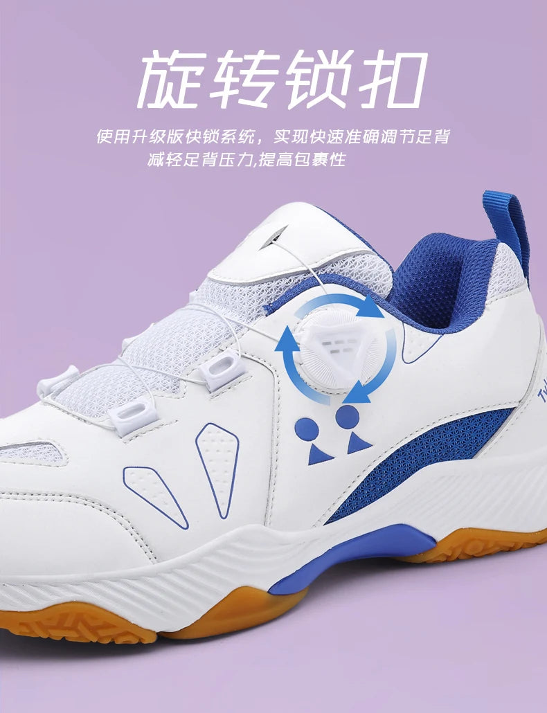 2023 New Men Tennis Shoes Breathable Tennis Sneakers Women Quick Lacing Training Sneakers Big Size 35-46 Badminton Court Shoes - Buy online at  Vibe In Cart.