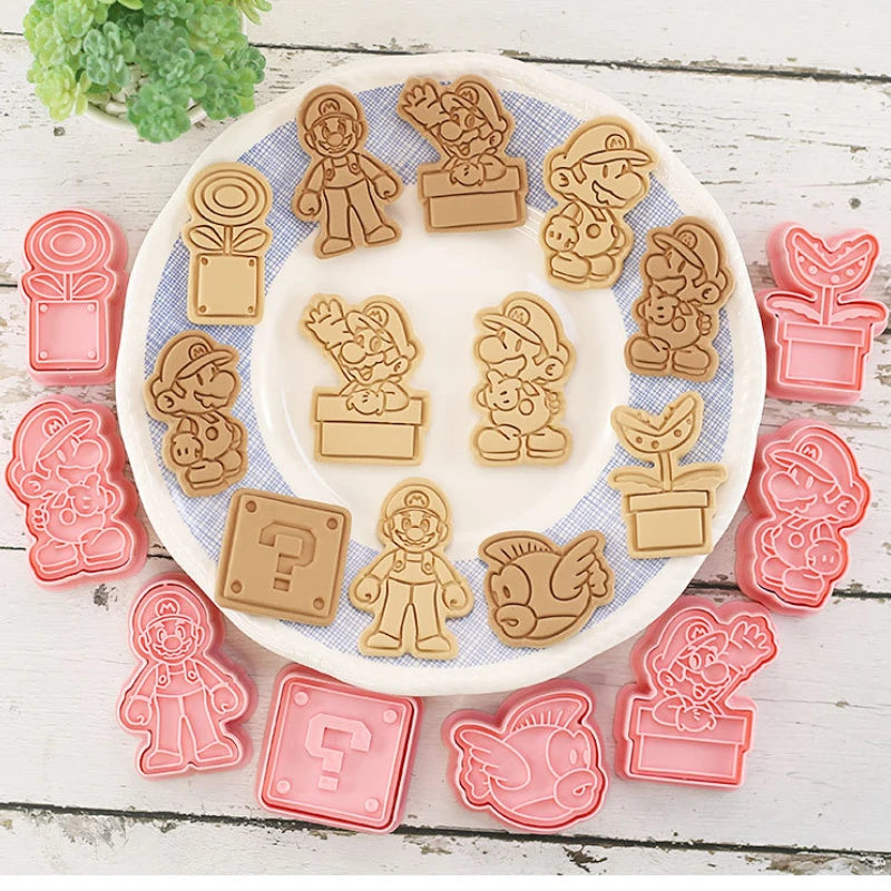 8pcs/set Cookie Cutters Animal Dog Type Stamp Embosser for Biscuit Pastry Bakeware Baking Cookies Molds Kitchen Accessories - Buy online at  Vibe In Cart.