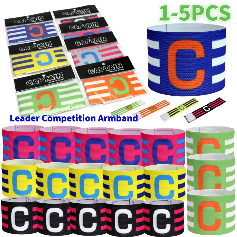 1-5pcs Soccer Captain Armband for Kid Adults Adjustable Football Training Soccer Leader Arm Band Bracelet Football Accessories - Buy online at  Vibe In Cart.