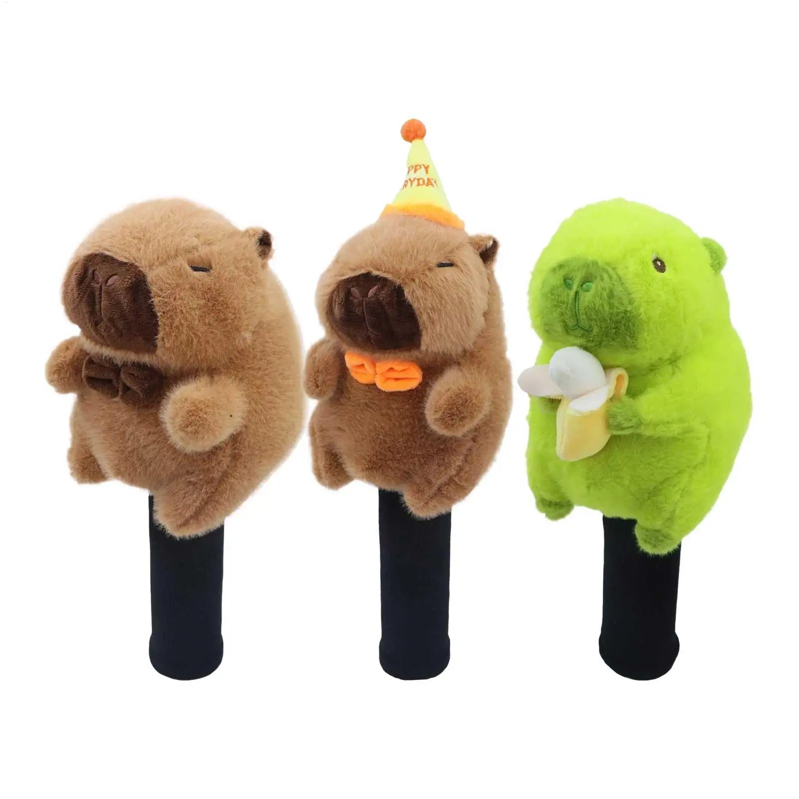 Capybara Shape Golf Club Head Covers Plush Animal Capybara Golf Driver Headcover Putting Green Head Protective Case Supplies - Buy online at  Vibe In Cart.