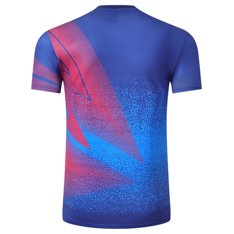 Women Table Tennis T-shirts Gradient Prints Badminton Sports Shirt Quick Dry Team Sportswear Tee Polyester Training Short Sleeve - Buy online at  Vibe In Cart.