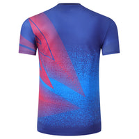 Women Table Tennis T-shirts Gradient Prints Badminton Sports Shirt Quick Dry Team Sportswear Tee Polyester Training Short Sleeve - Buy online at  Vibe In Cart.