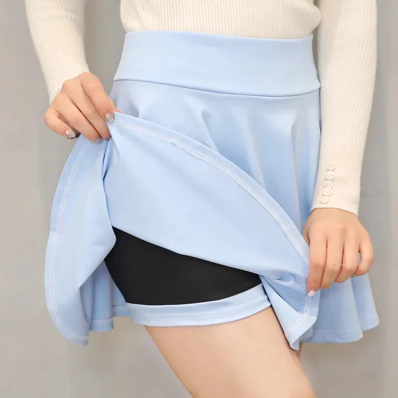 Women's Basic Skirt Summer Shorts Skirt Fashion Versatile School Pleated Casual Mini Skater Plus Size 4XL Fluffy Flared Skirt - Buy online at  Vibe In Cart.