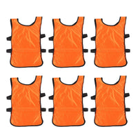 6 Pcs Training Vest Football Kids Practice Equipment Pinnies Youth Sports Basketball Football Vest Team Uniform Training Vest - Buy online at  Vibe In Cart.
