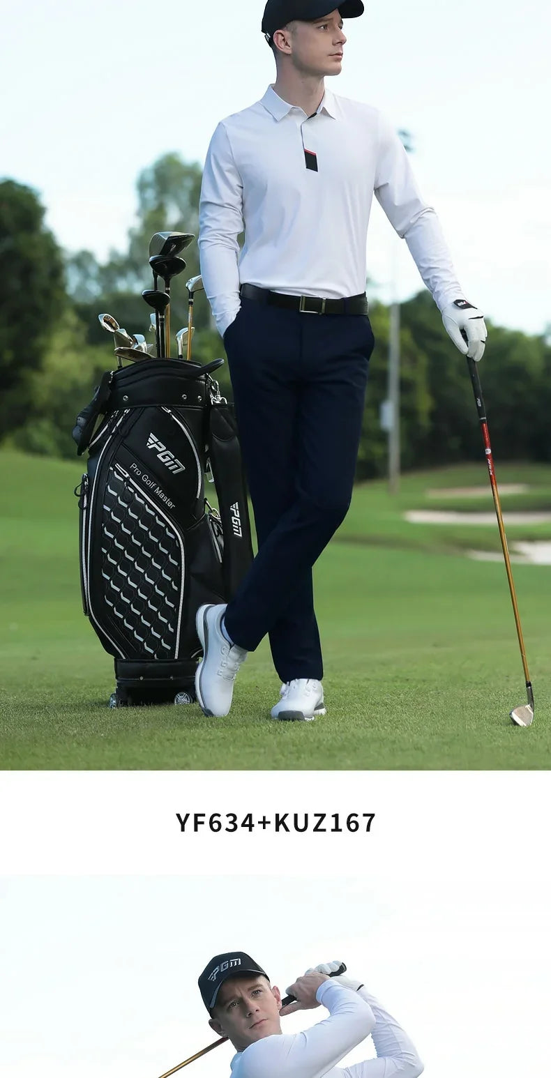 2025 Pgm Men Golf Sports Pants Winter Solid Color Casual Straight Golf Trousers Male Thicken Warm Windproof Sweatpant XXS-3XL - Buy online at  Vibe In Cart.