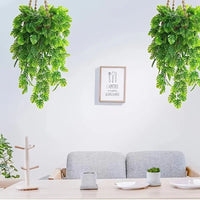 2pcs Artificial Plants Monstera Leaf Vines Green Hanging Garland for Wall Decor Home Garden Wedding Party Decoration Fake Plant - Buy online at  Vibe In Cart.