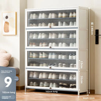 Multi-Layer Shoe Cabinet with Dustproof Large-Capacity Design