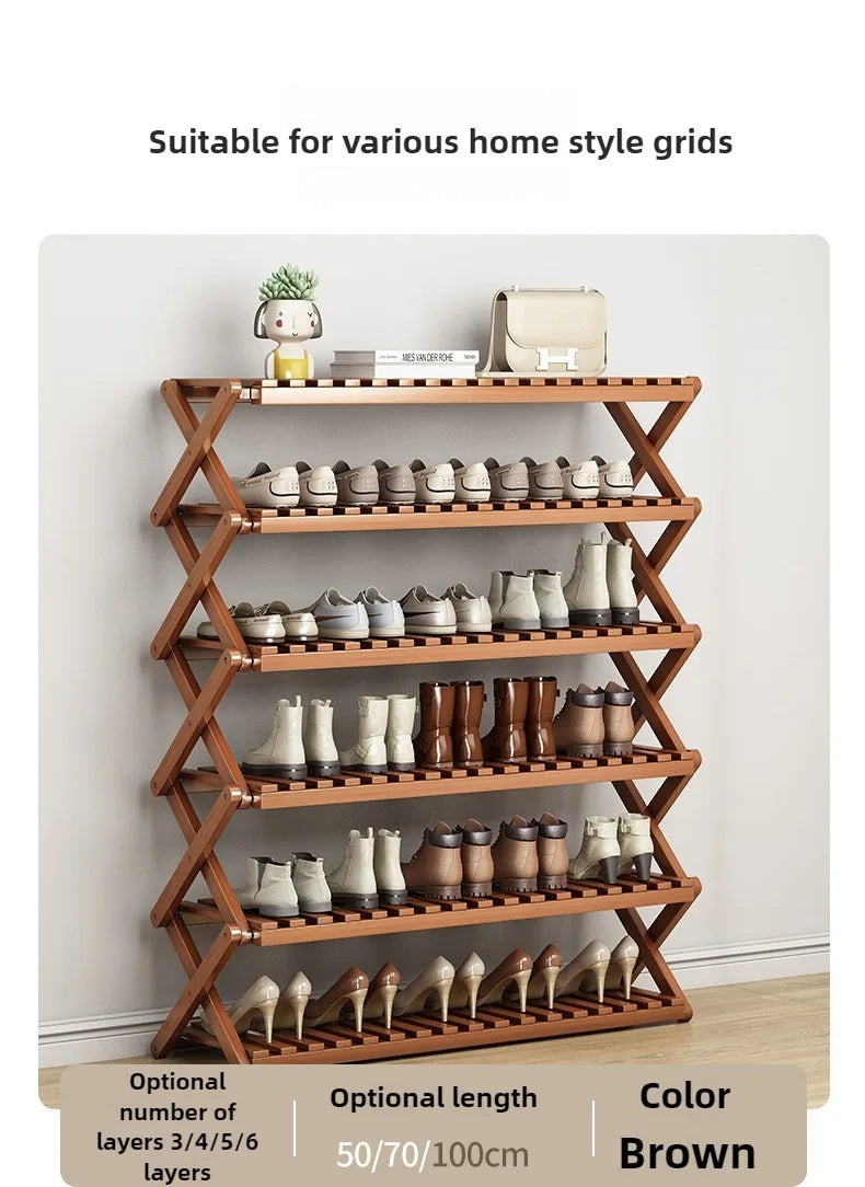 Free installation at home doorstep, simple multi-level rental house, shoe cabinet, dormitory storage, folding shoe rack - Buy online at  Vibe In Cart.