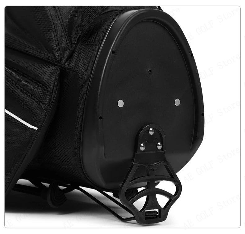 Lightweight Unisex Nylon Golf Rack Bag with 14 Insertions and Shoulder Strap