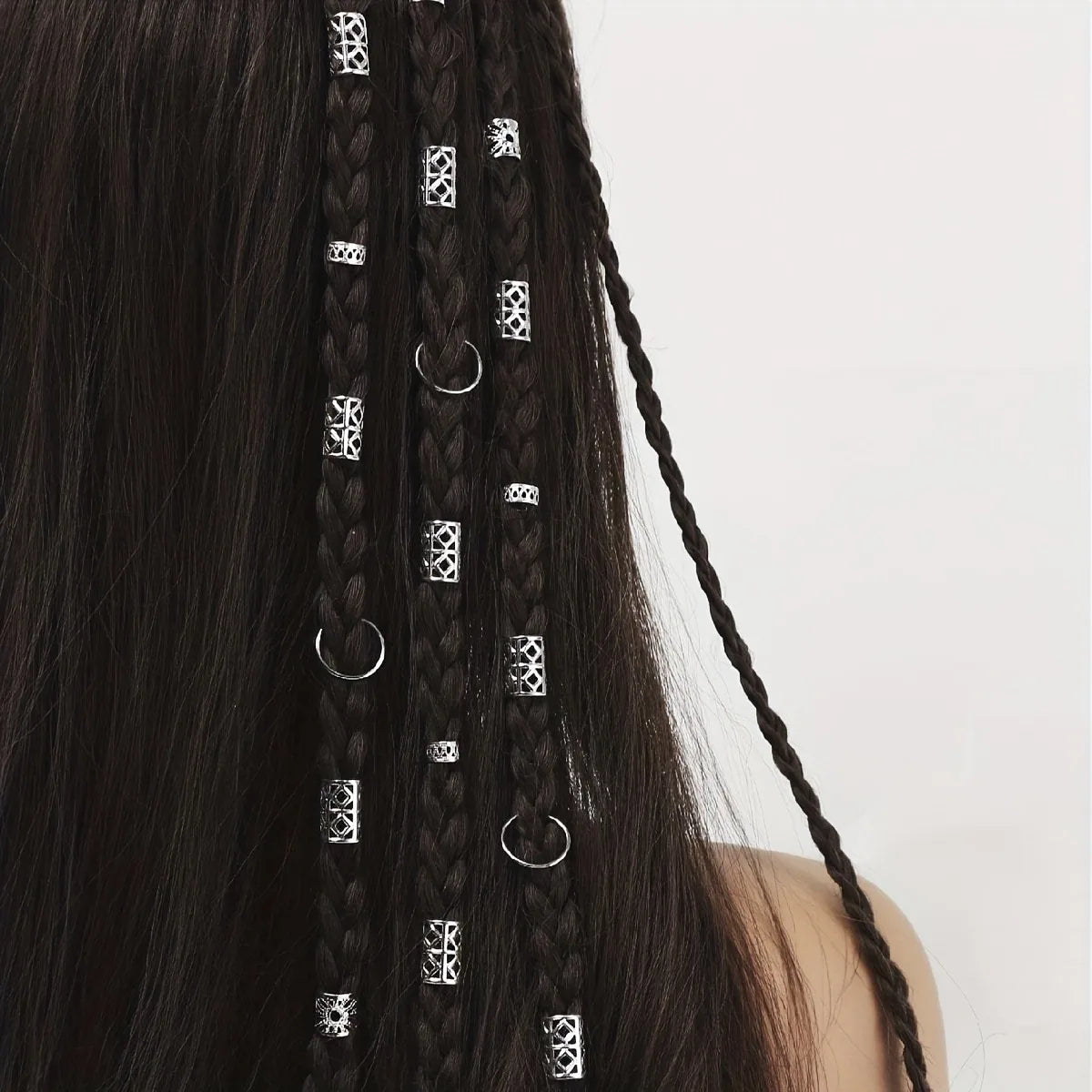 80pcs Dreadlock Hair Beads - Stylish Alloy Hair Accessories Loc Hair Jewelry for Braids for Girls and Women - Buy online at  Vibe In Cart.
