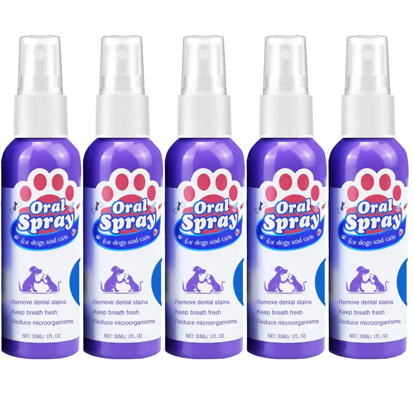 Pet Dental Spray for Dogs and Cats Freshen Breath Remove Plaque Tartar Oral Care Water Additive Easy Use 30ml No Brush Needed - Buy online at  Vibe In Cart.