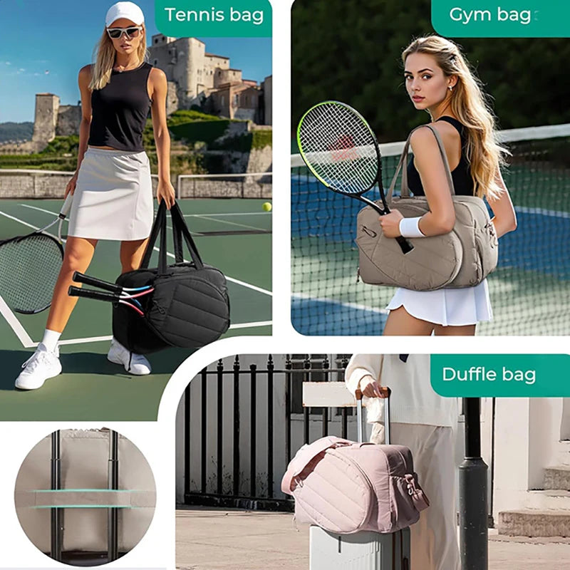 Tennis Badminton Rackets Bag Large Storage Outdoor Travel Sports Training Commuting Shoulder Bags Pickleball Paddle Handbag - Buy online at  Vibe In Cart.