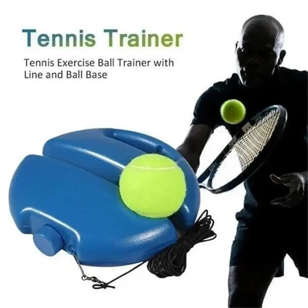 Tennis Trainer With 1Pc Tennis Ball For Beginner, Tennis Rebounder Set For Self Training, Auxiliary Training Equipment - Buy online at  Vibe In Cart.