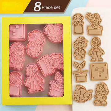 8pcs/set Cookie Cutters Animal Dog Type Stamp Embosser for Biscuit Pastry Bakeware Baking Cookies Molds Kitchen Accessories - Buy online at  Vibe In Cart.
