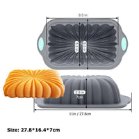 Food Grade Silicone Cake Molds Toast Tray Bread Pan Brownie Dessert Madeleine Cake Moulds Baguette Baking Tools Bakeware - Buy online at  Vibe In Cart.