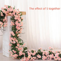 45/69pcs Artificial Rose Flowers Vine DIY Wedding Decoration Fake Silk Rose Flower Home Room Decor Wall Hanging Garland Plants - Buy online at  Vibe In Cart.