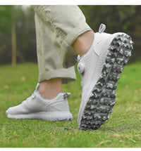 Men's Waterproof Comfortable Golf Shoes with Microfiber Material
