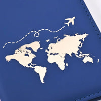 Slim Polyester Passport Cover Travel Wallet Card Case