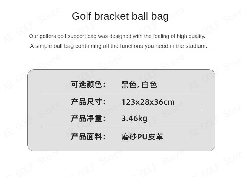 PLAYEAGLE Golf Stand Bag with Stand Lightweight Golf Bag for Men Multifunction PU Leather Golf Rack Bag - Buy online at  Vibe In Cart.