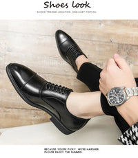 Mens Formal Oxford Shoes Business Leather Dress Shoes for Wedding Size 47 48 - Buy online at  Vibe In Cart.