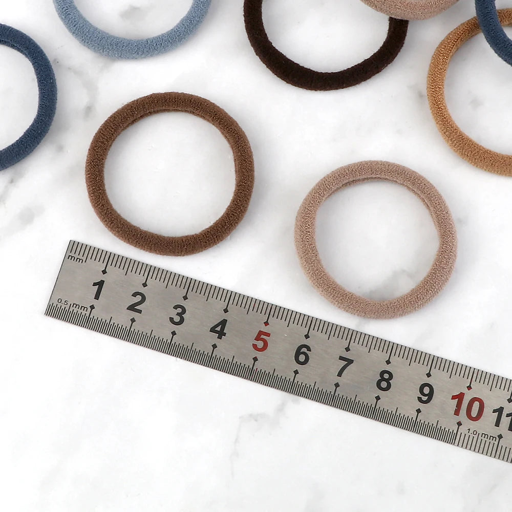 50PCS/Set Women Girls Basic Hair Bands 4cm Simple Solid Colors Elastic Headband Hair Ropes Ties Hair Accessories Ponytail Holder - Buy online at  Vibe In Cart.