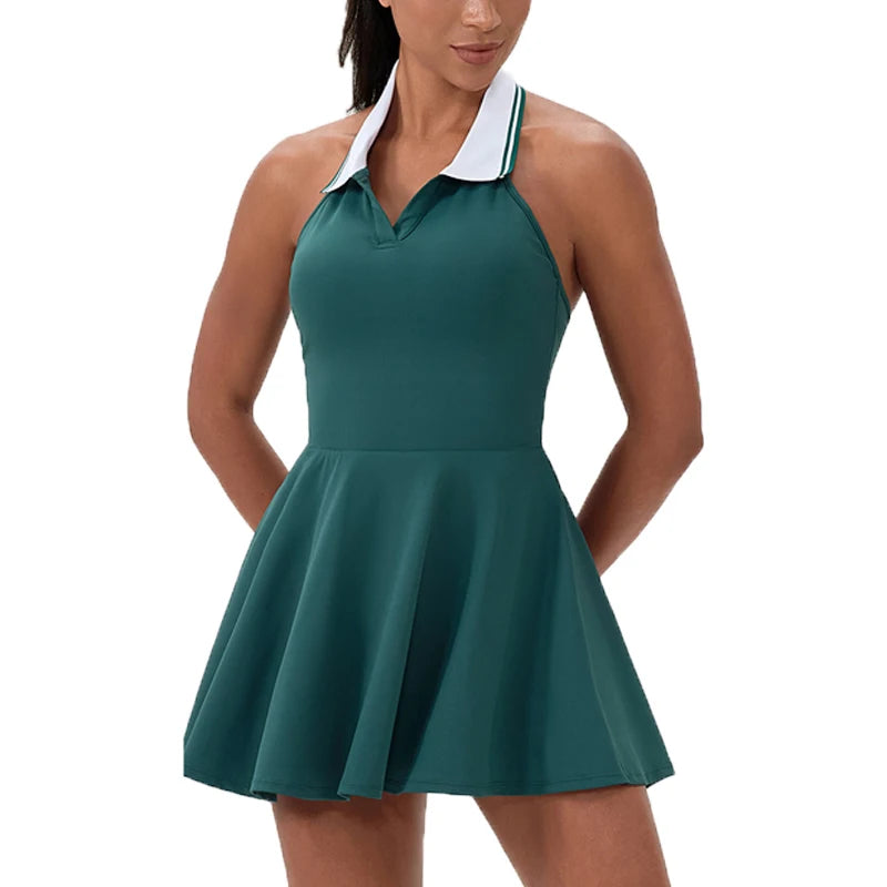 Women Tennis Skirt Summer Solid Color Outdoor Running Suit Breathable Quick Dry Workout Clothes Golf Dress Female Sportswear - Buy online at  Vibe In Cart.