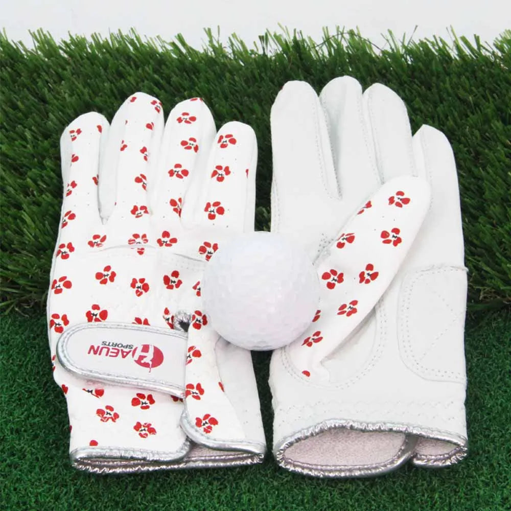 Pair of Women's Warm PU Leather Winter Golf and Driving Gloves